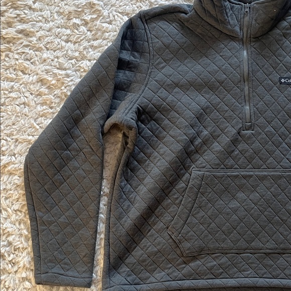 🌷 Columbia Women’s Charcoal Zip-Up Pullover - Picture 2 of 7